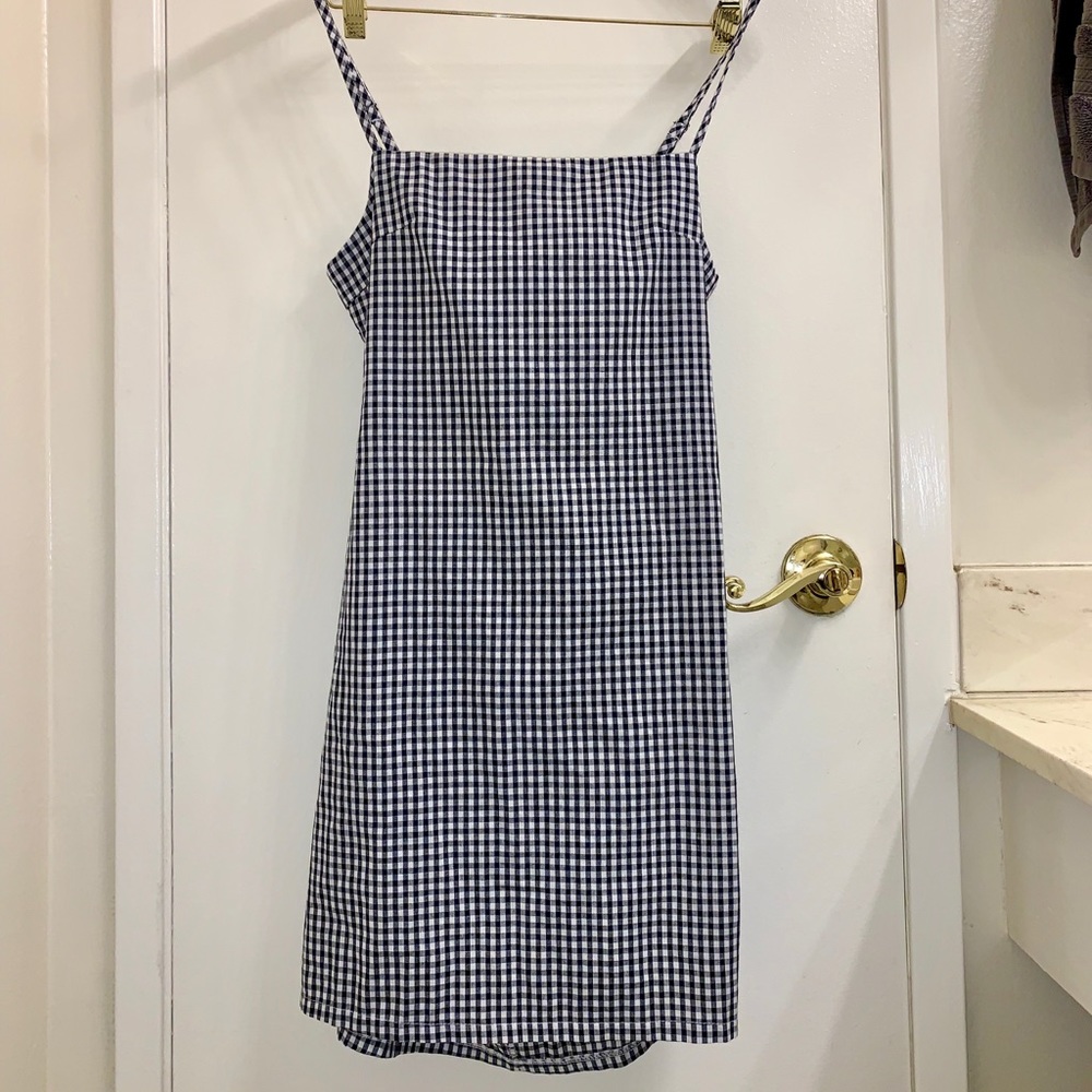 Zaful open back strap dress